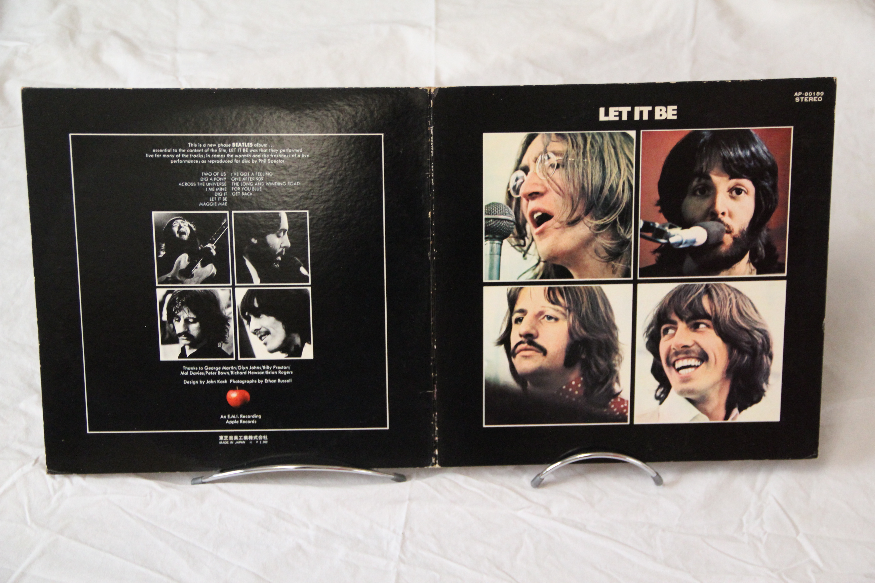 Let It Be The Beatles Rock Vinyl LP AP-80189 Album Red Gatefold | eBay