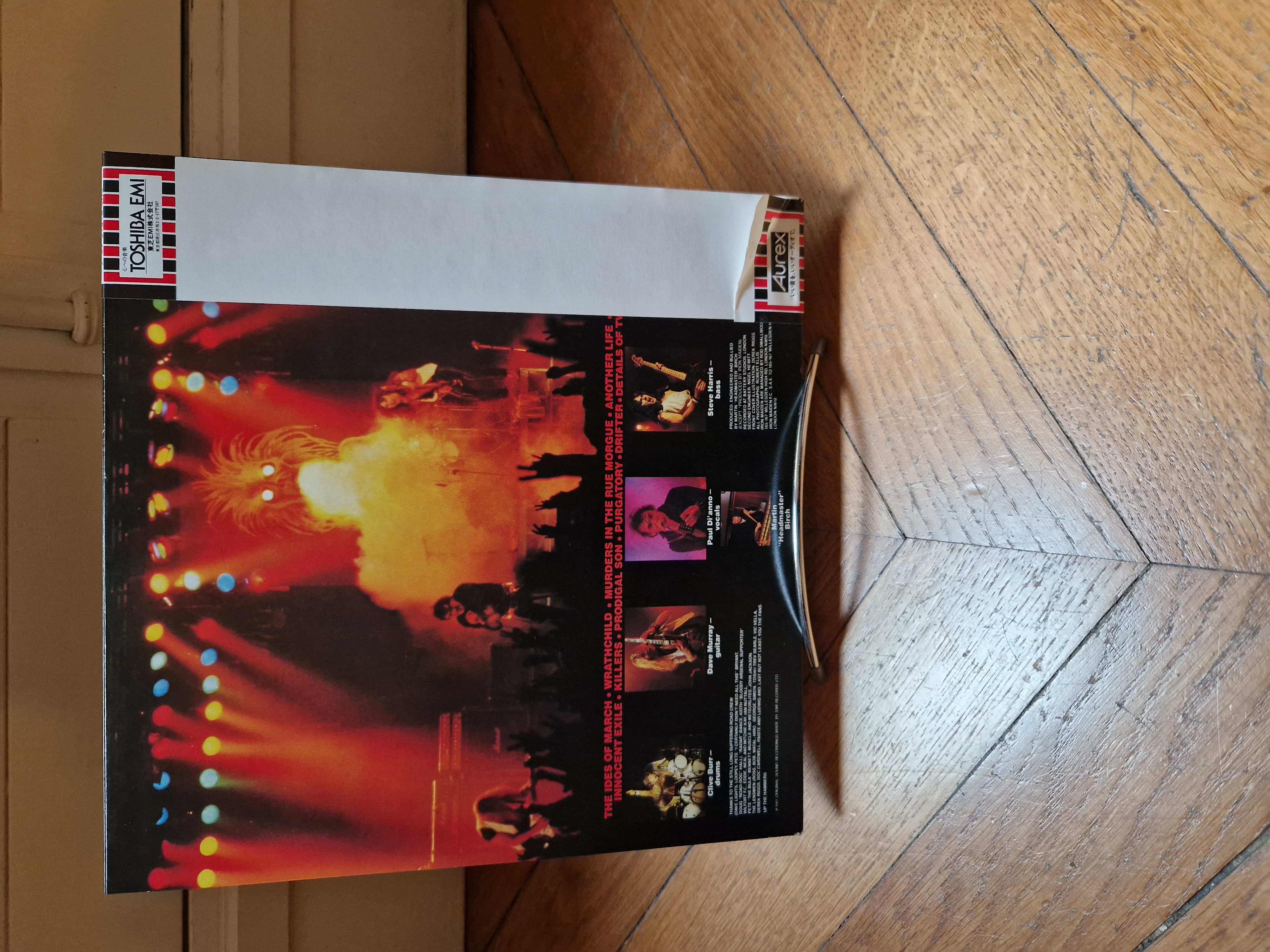Killers Iron Maiden Rock Vinyl LP + OBI EMS-91016 Album Killers Iron Maiden Rock Vinyl LP + OBI EMS-91016 Album