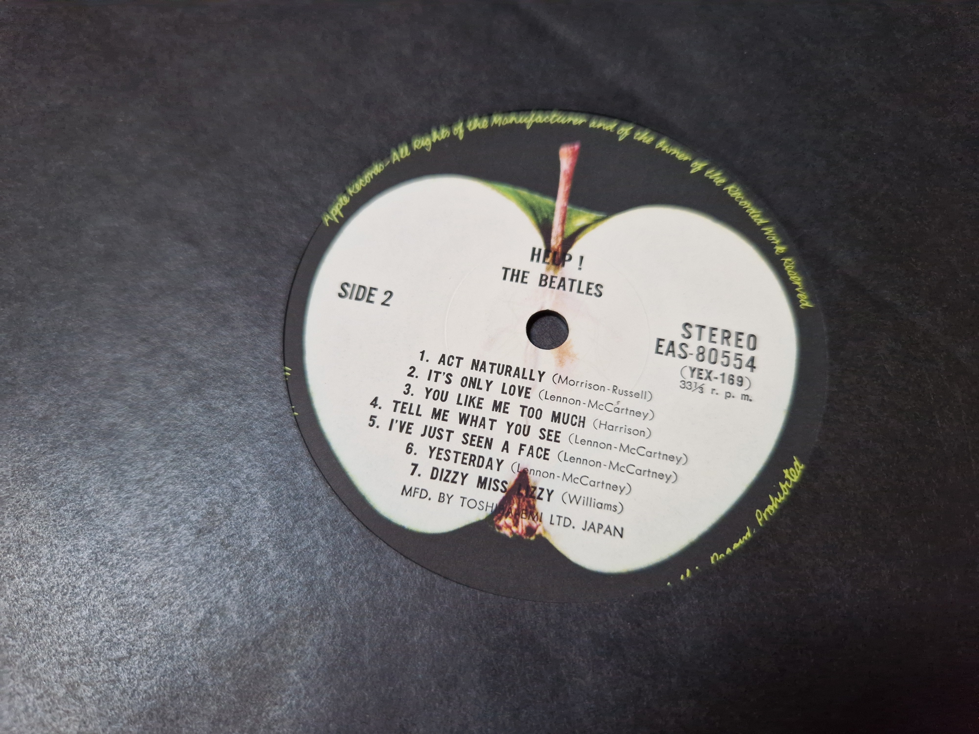 Help! The Beatles Rock Vinyl LP + OBI EAS-80554 Album Reissue | eBay