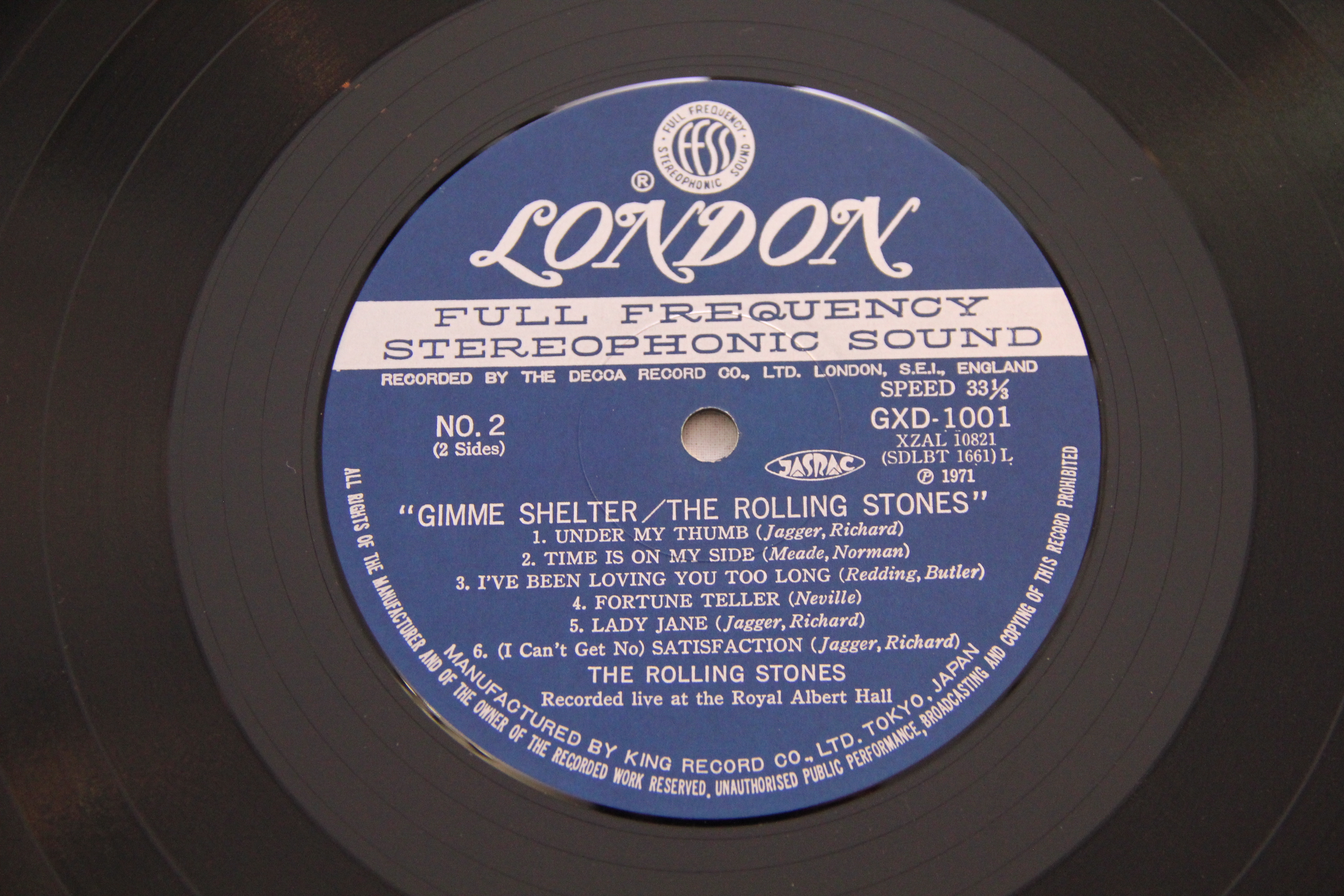 Gimme Shelter Vinyl LP 33t Japan Rolling Stones GXD 1001 | eBay