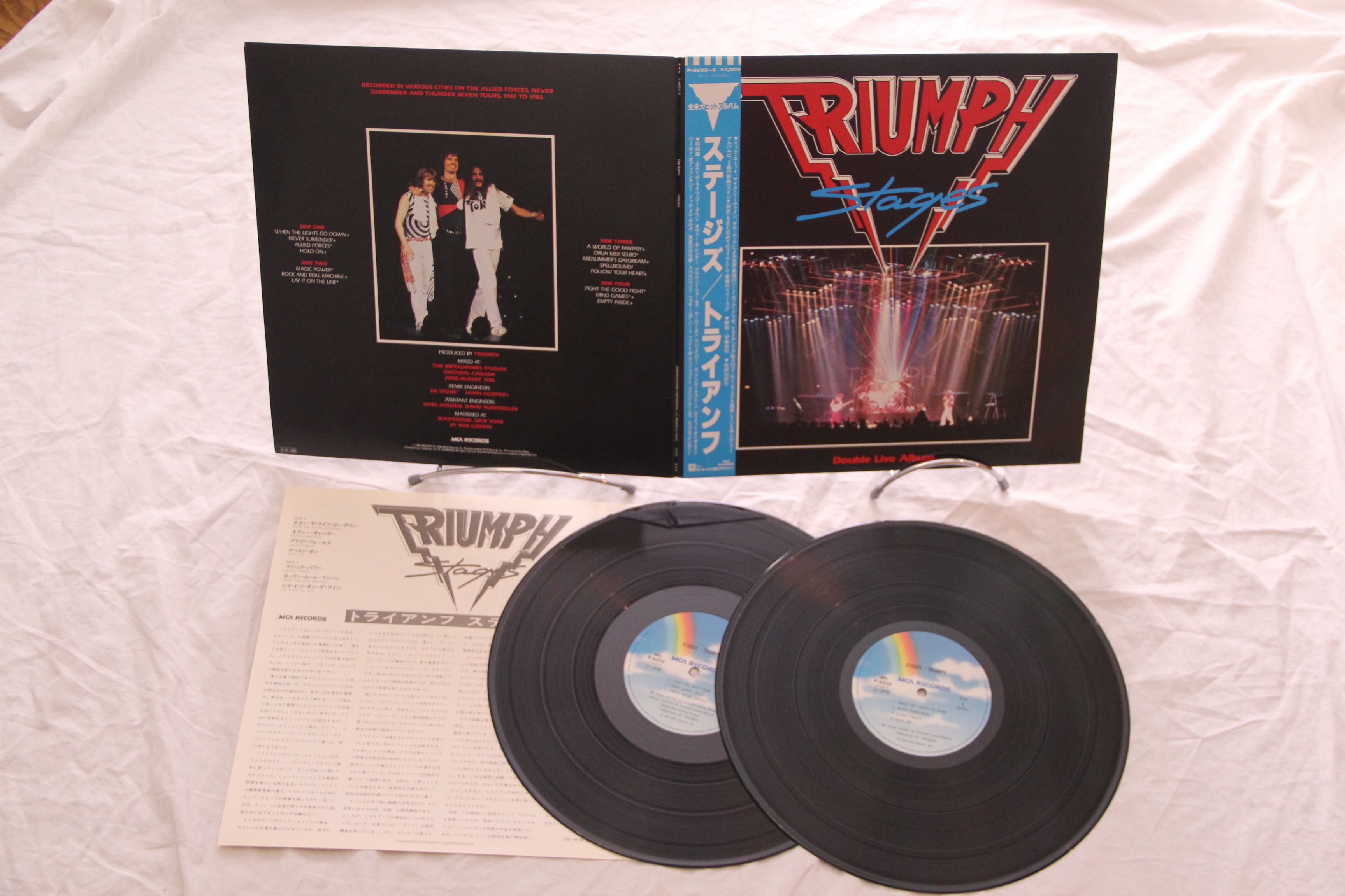 Stages Triumph (2) Rock 2   Vinyl LP + OBI P-6222/3 | eBay