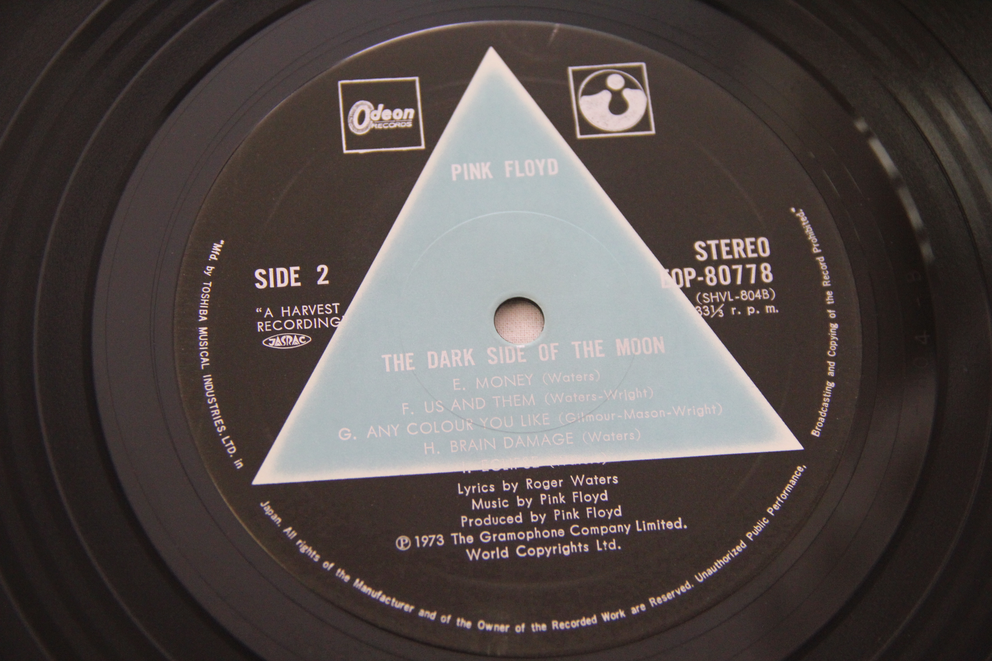 The Dark Side Of The Moon Pink Floyd Rock Vinyl LP Album Gatefold