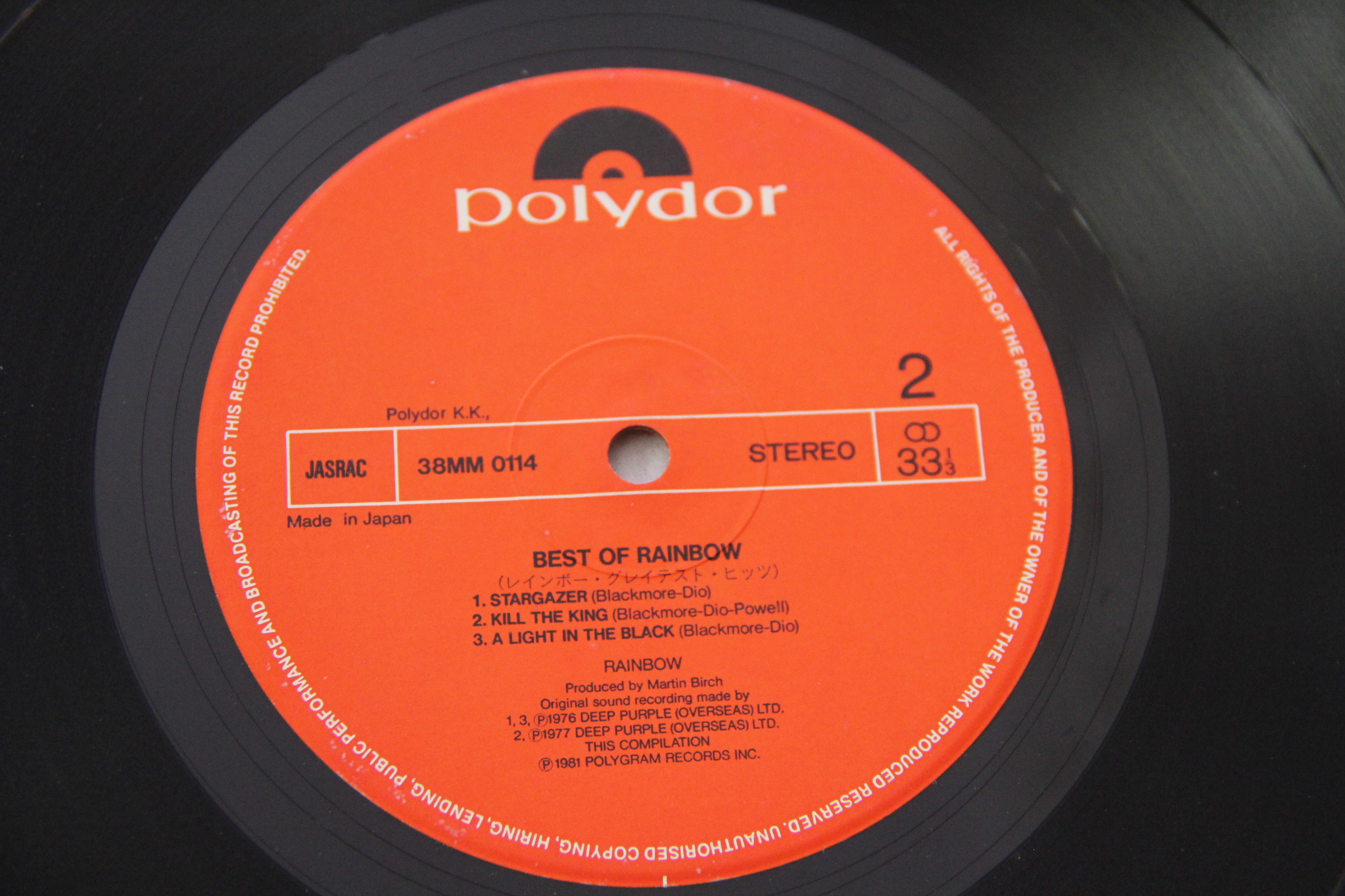 邦楽 rainboW Rainbow   The Best Of Rainbow Rock Vinyl LP + OBI 28MM 0152