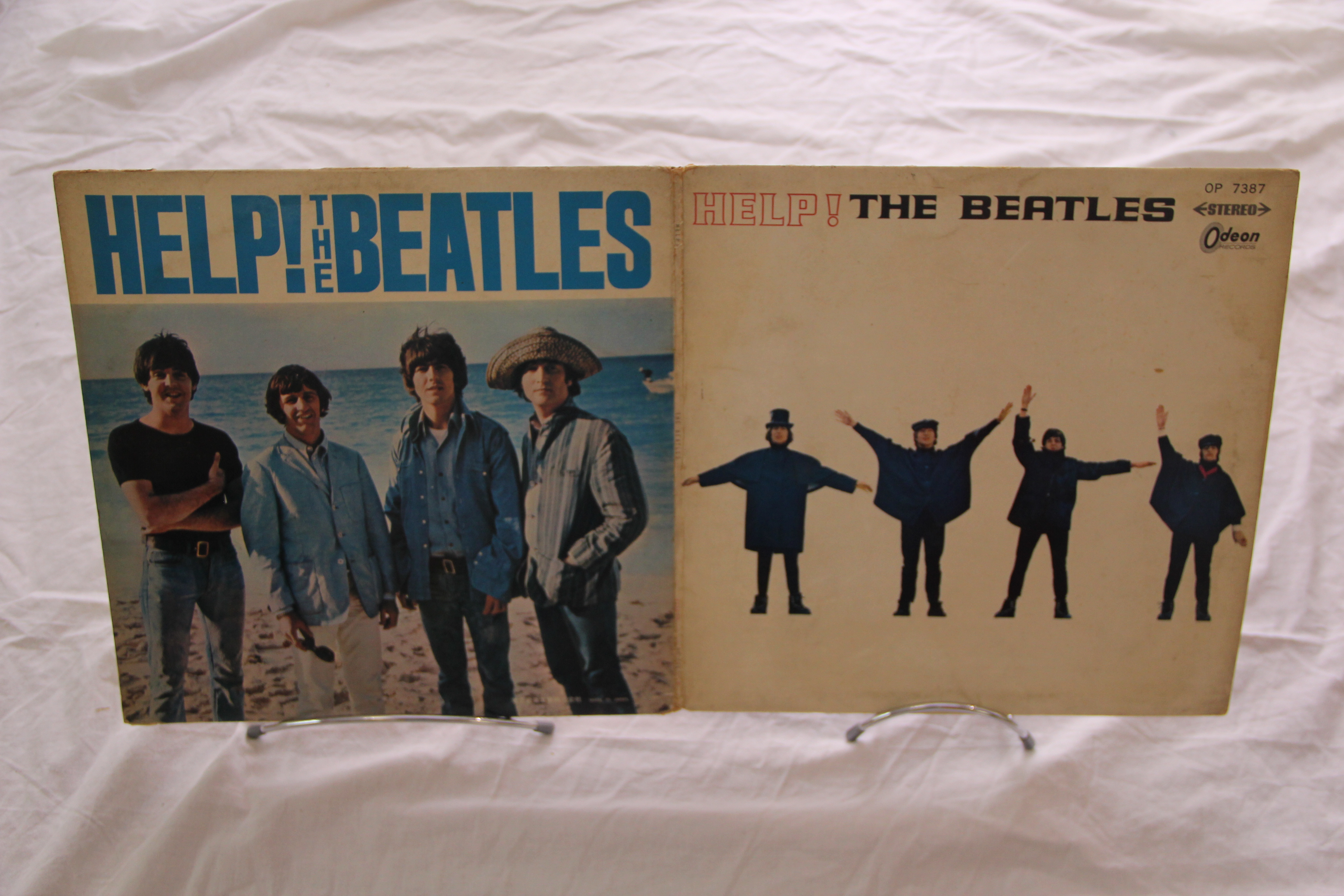 Help! The Beatles Rock Vinyl LP OP 7387 Album Stereo Red | eBay