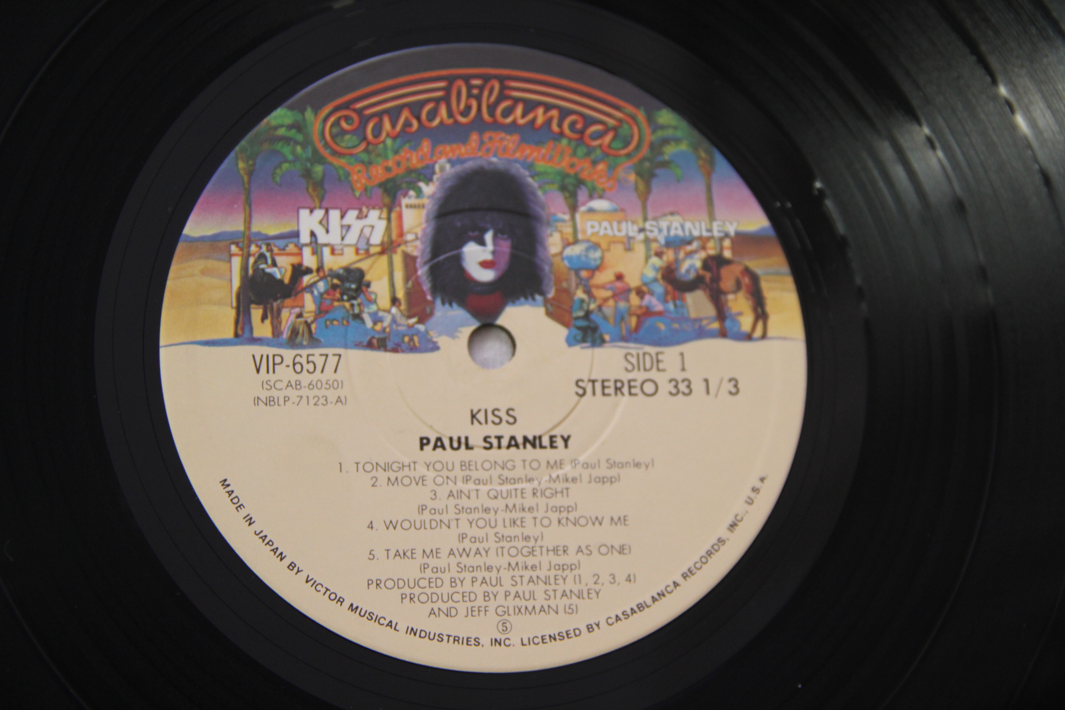 Paul Stanley Kiss, Paul Stanley Rock Vinyl LP + OBI VIP-6577