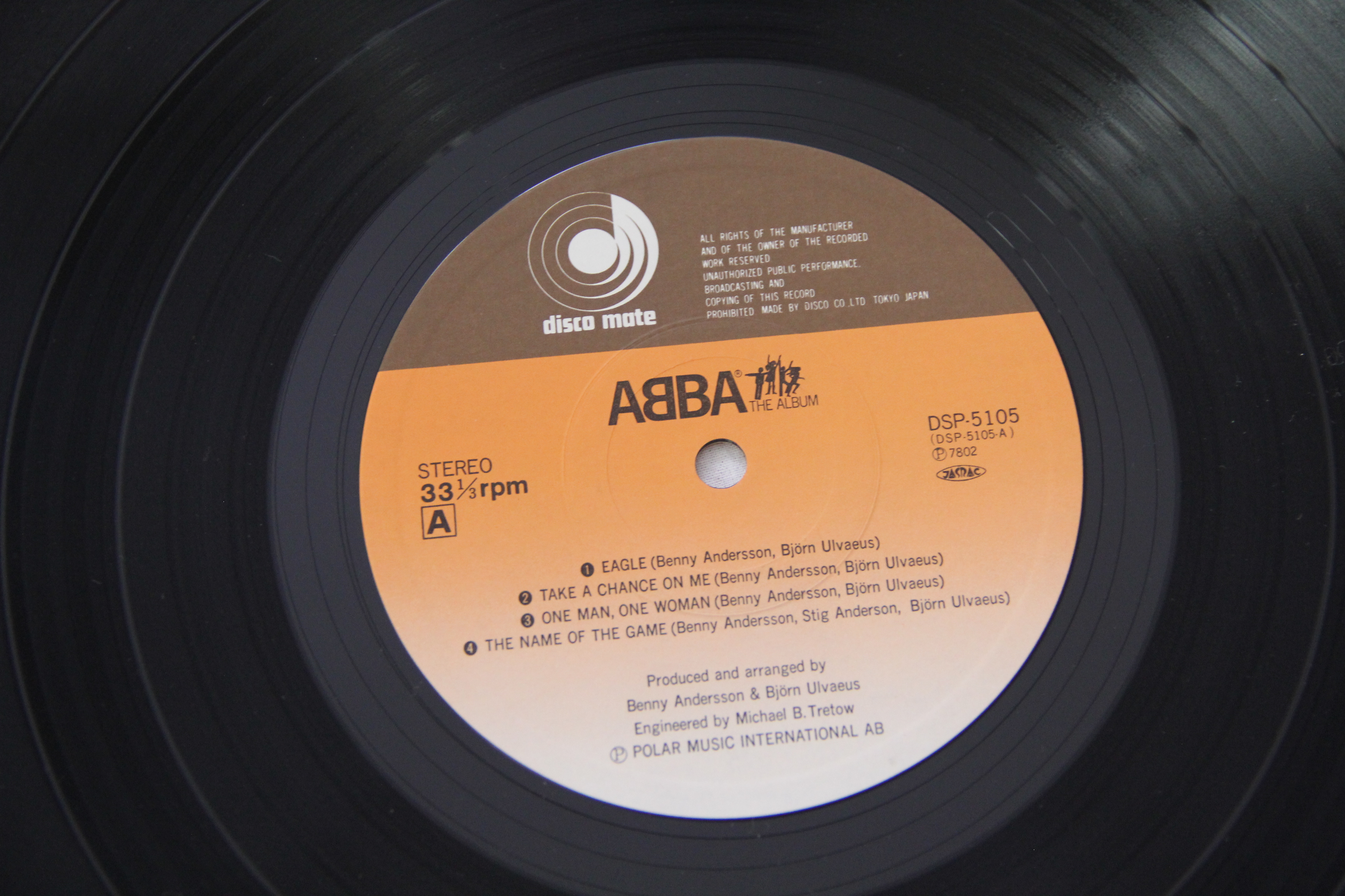 ABBA   The Album Electronic Vinyl LP DSP-5105 Album | eBay